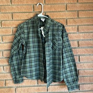 Ellemenno Blue and Green Plaid Shirt